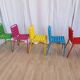 Lot de 5 chaises vintage Pop Art pour enfants : SLOG Croatie, années 1980