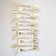 ST MEDARD set of 12 dessert forks with an antique style fillet Chinon 14.5 cm