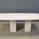 Vintage marble dining table, 1970s