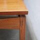 Extendable teak dining table by Gérard Guermonprez for Magnani editions