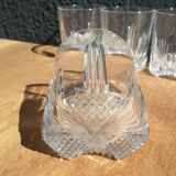 Six whiskey glasses
