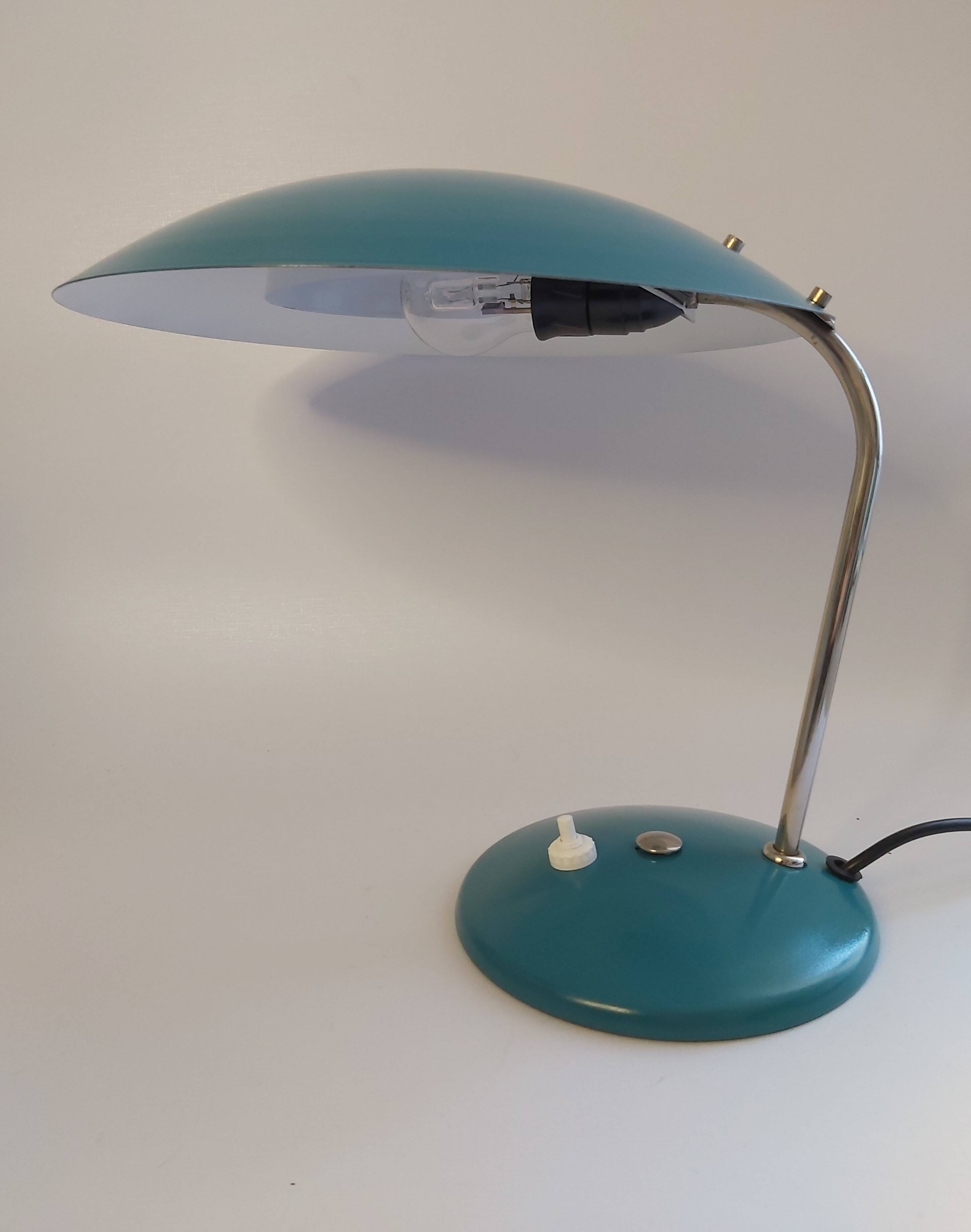 Desk lamp, Meos Warszawa, 1960s.