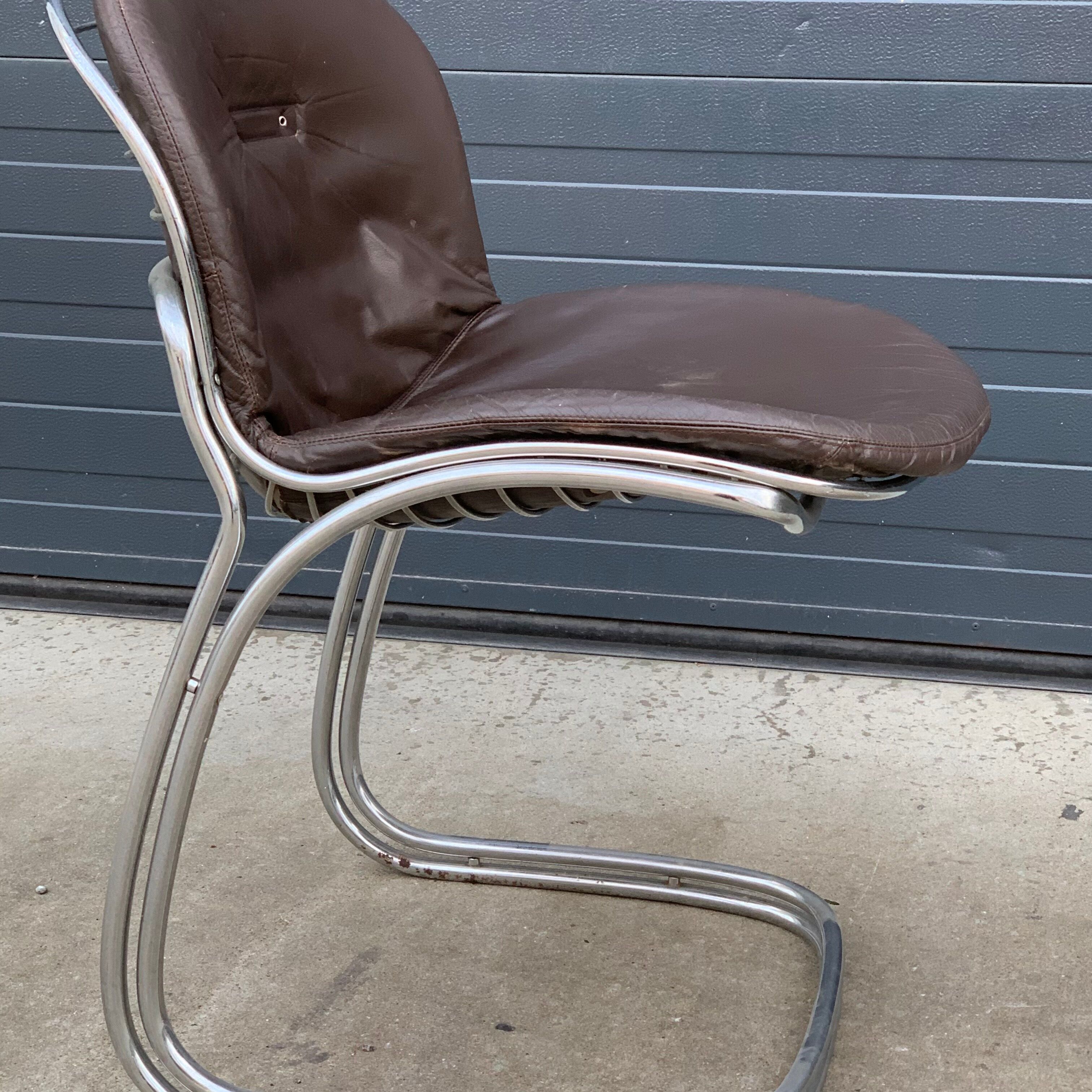 Pair of chairs Gastone Rinaldi 1970