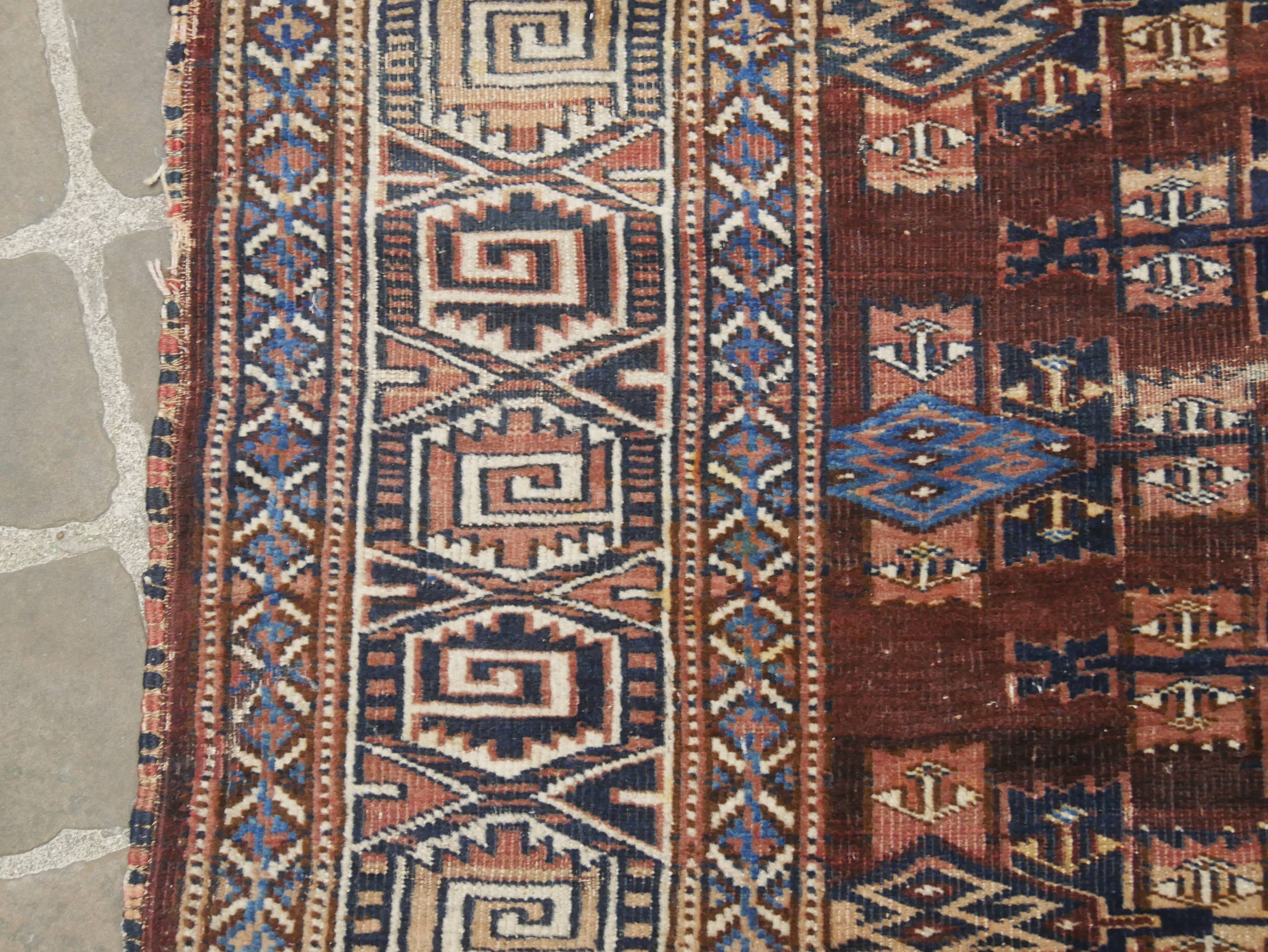 yamouth handmade old oriental rug 395 x 226 cm