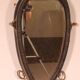 mirror made from a leather horse harness