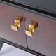 Pair of Italian Midcentury Nightstands with Sculptural Base