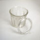 Lot of 3 thick glass jars