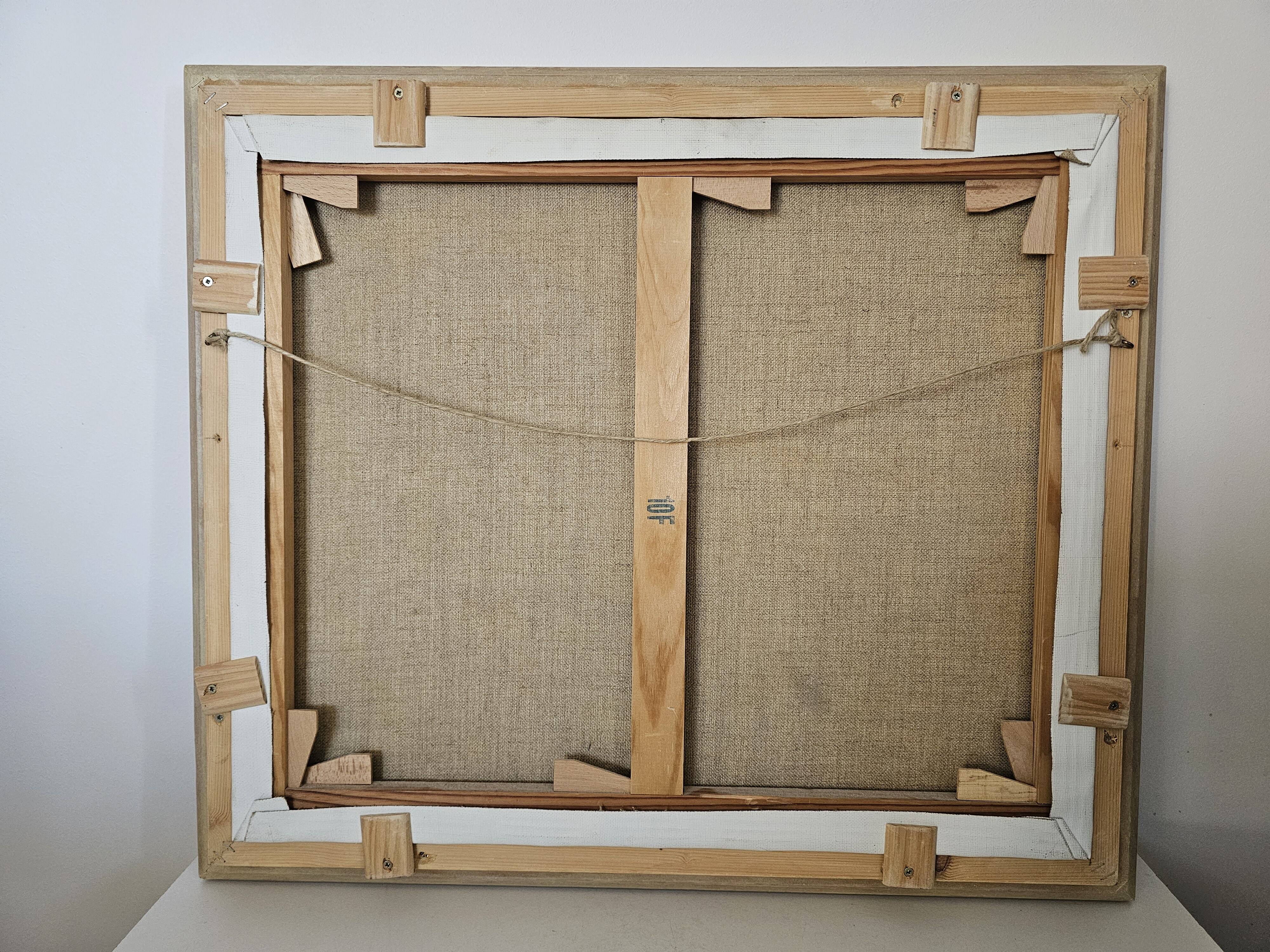 Oil painting on canvas, "The Child of Peru," signed Patricia Tatananni