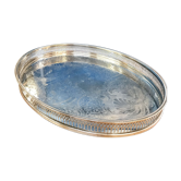 English silver metal top