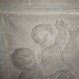 Old oil painting on canvas putti cherubs