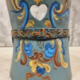 Vintage Norwegian Kubbestol tree trunk chair