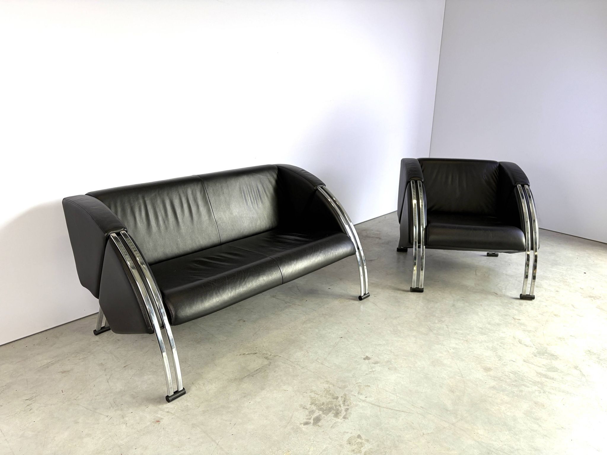Postmodern sofa set by Young International, 1980s