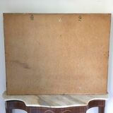 Rectangular baroque wall mirror