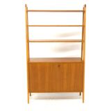Scandinavian boxed teak library, Möbel-Ikea, Sweden, 1960