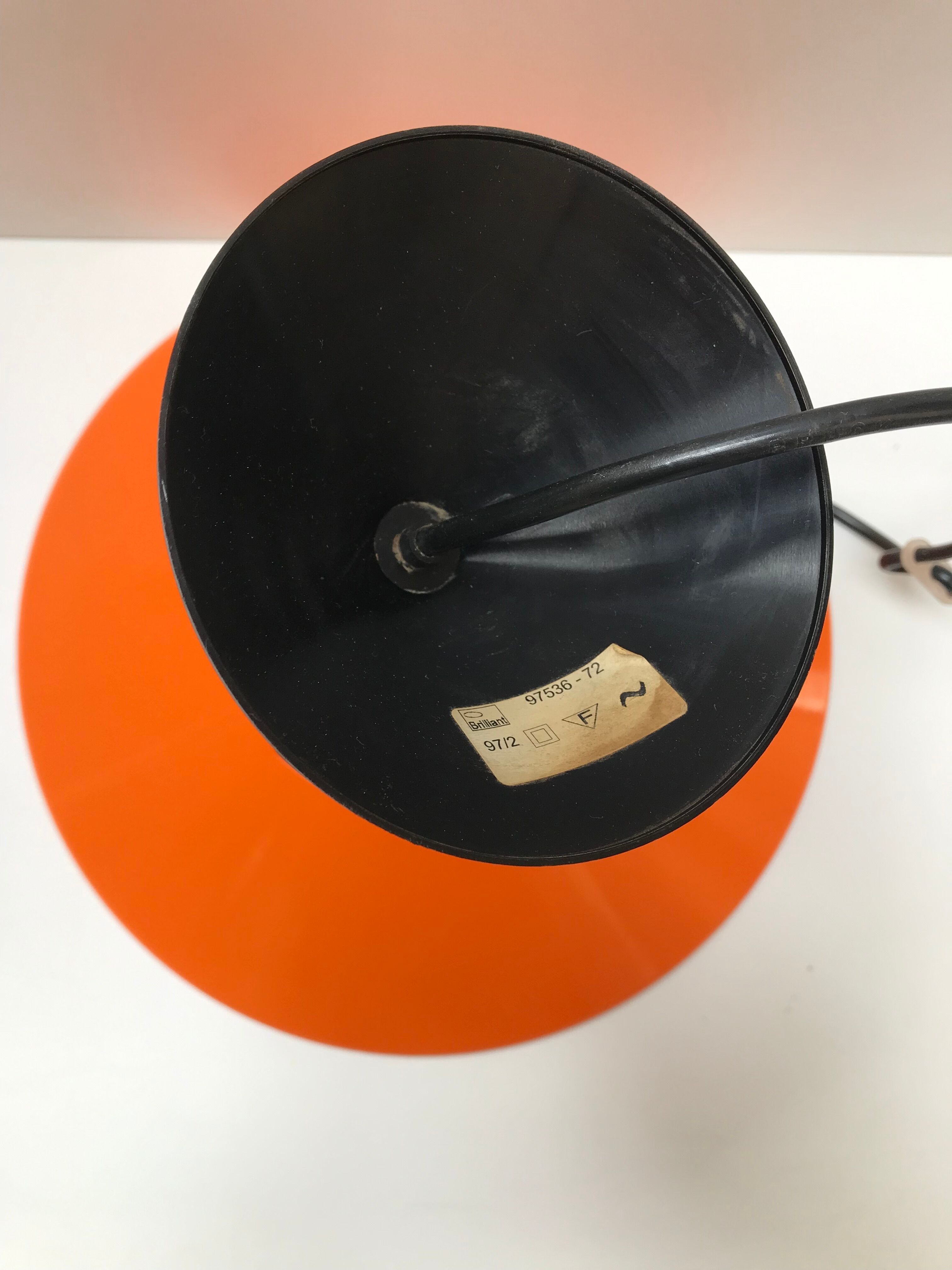 Orange metal suspension