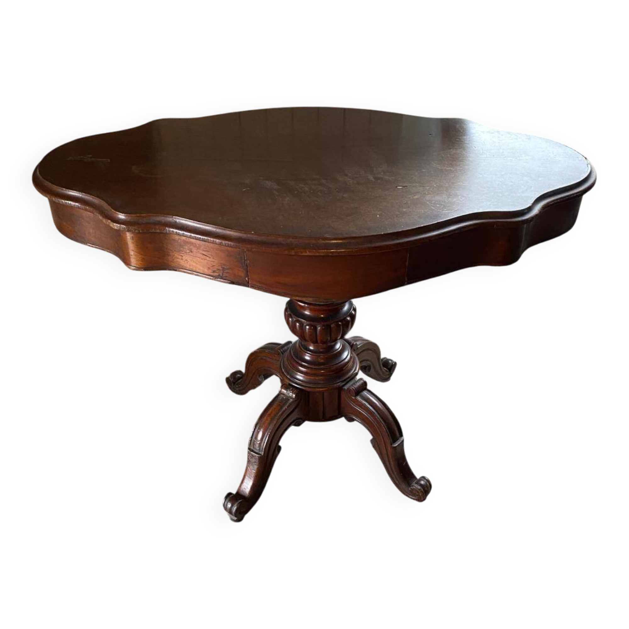 Tripod Side Table in solid wood