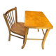 Ensemble bureau et chaise enfant Baumann vintage