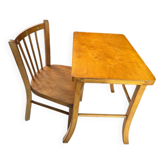 Vintage Baumann children's desk and chair set