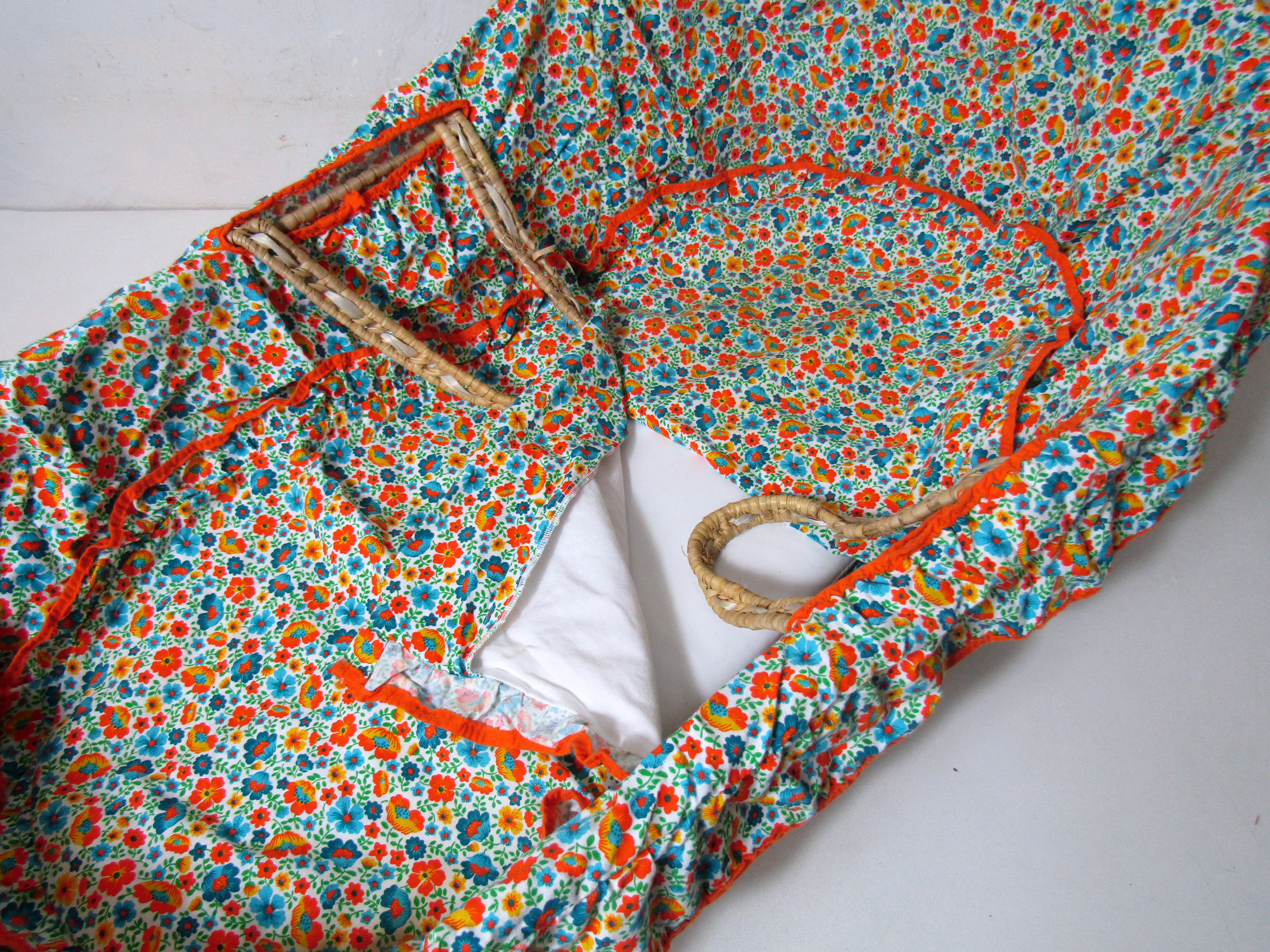 Old rattan baby cuff