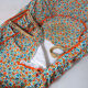 Old rattan baby cuff