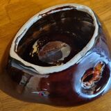 Vallauris red flamed pocket ashtray