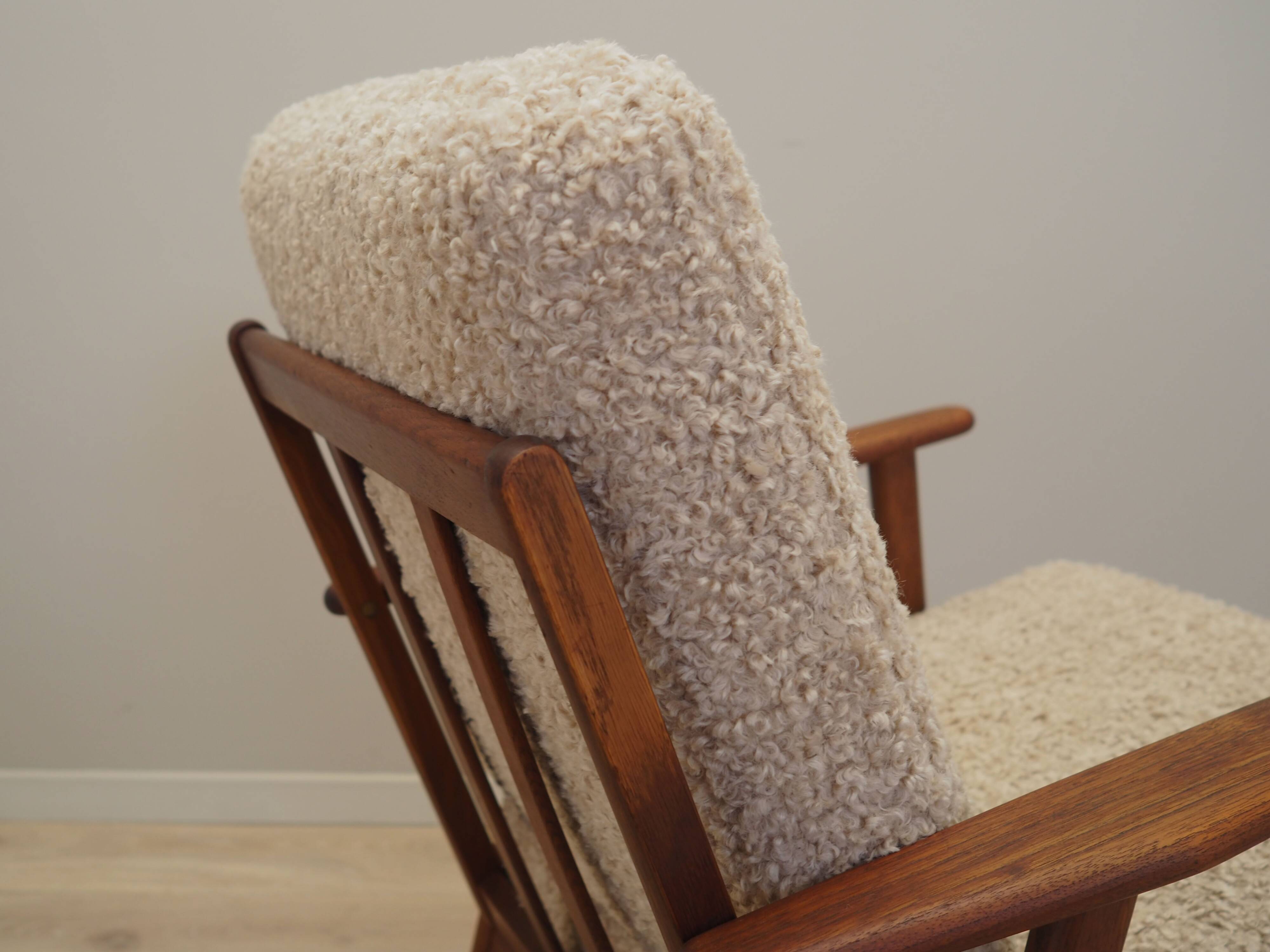 Teak armchair, Danish design, 1960s, manufacture: Denmark