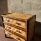 Vintage 1970s rattan chest of drawers