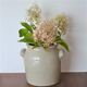 Medium-sized sandstone pot, gray glazed, two ears