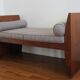 Contemporary wenge daybed made to measure