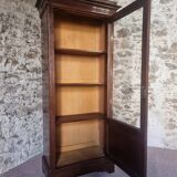 Vitrine française Louis-Philippe – avec porte vitrée d'origine