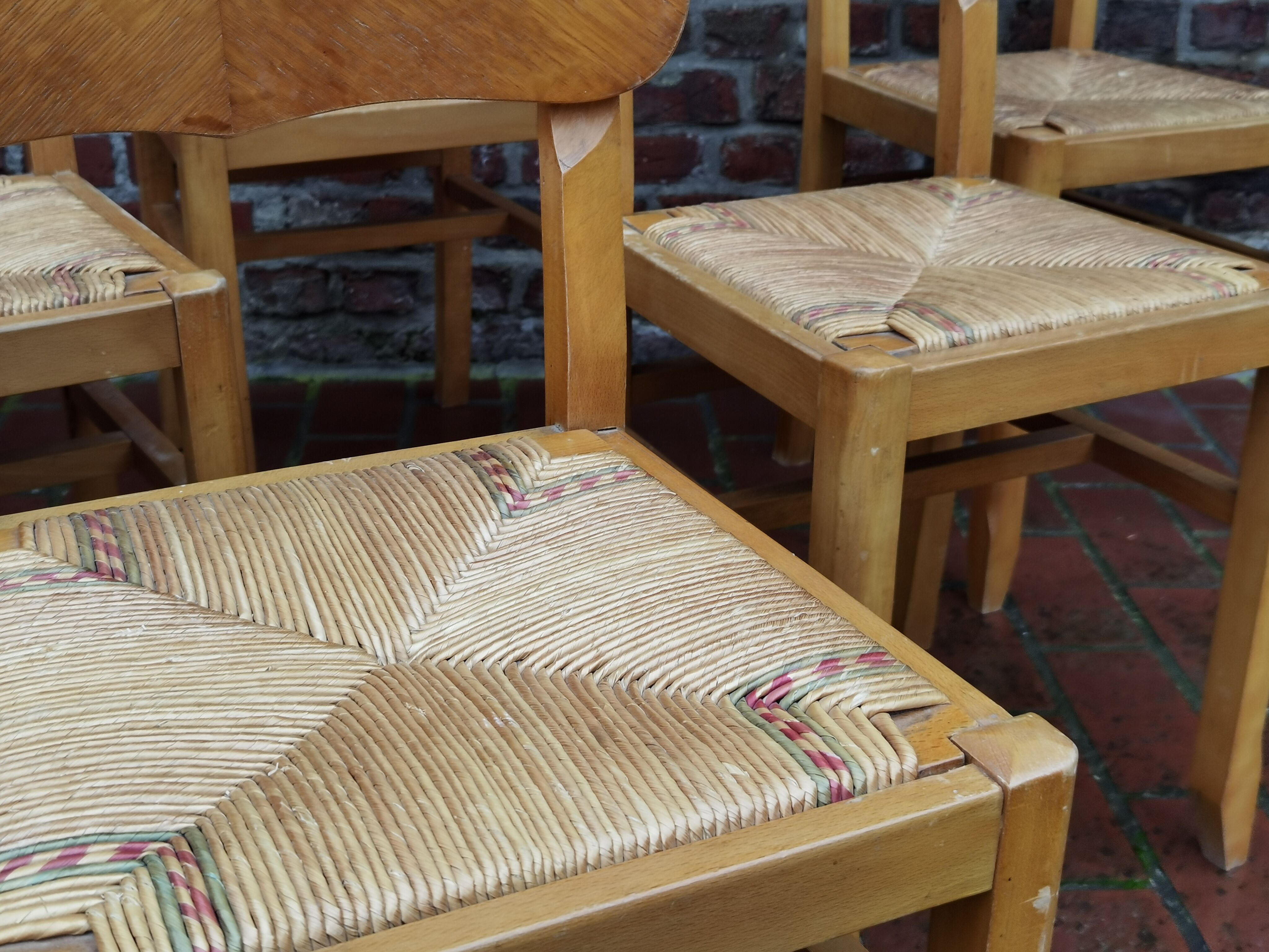 Lot of 6 chairs Pierre Cruege