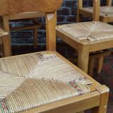 Lot of 6 chairs Pierre Cruege