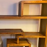 Teak wood shelf cabinet