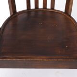 Vintage Armchair 1950s Germany, Beech Wood, Mid Century Accent Chair