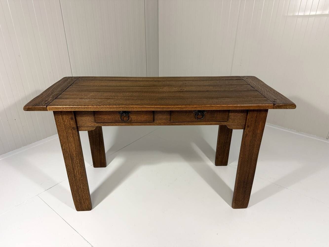 Rustic oak console table or desk 1960’s