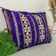 Moroccan kilim cushion purple 55x45cm