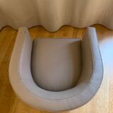 Fauteuil modèle Normandie Philippe Hurel taupe