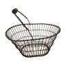 Former basket of metal and wood handle