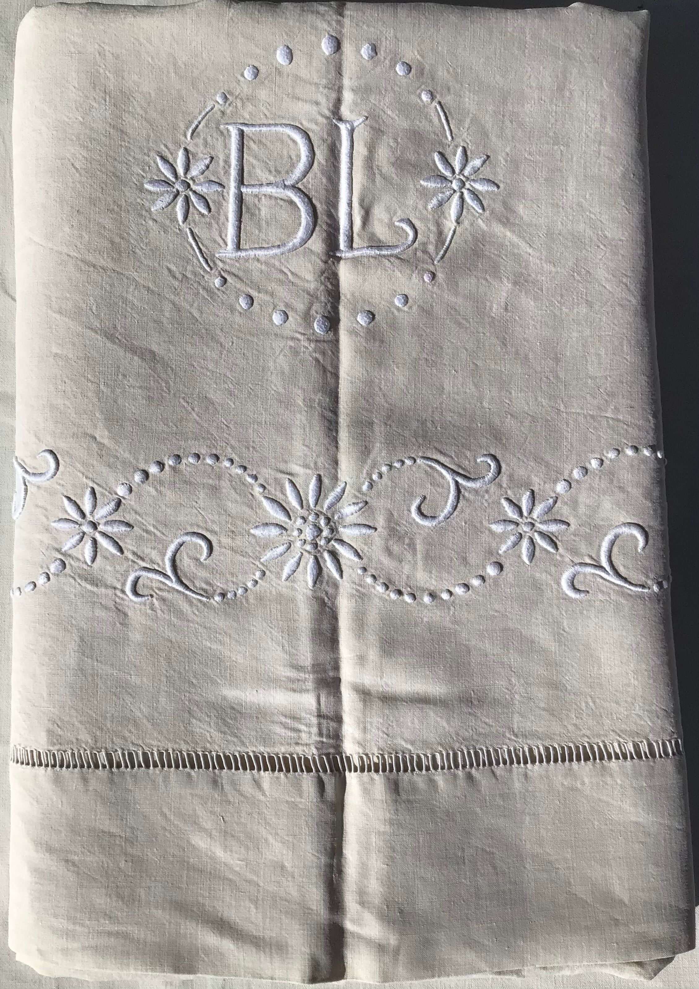 Sheet 2 places BL linen nine flowers pastilles