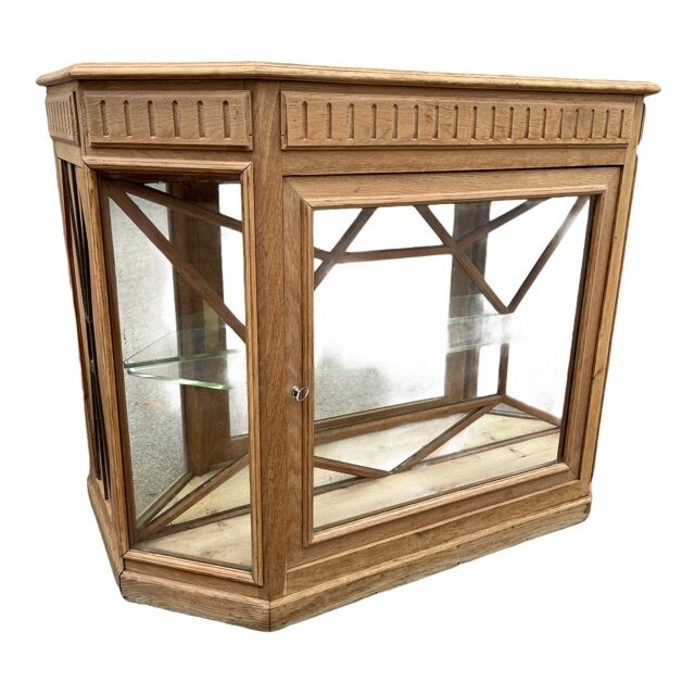 Banque de magasin en chêne Art-Deco