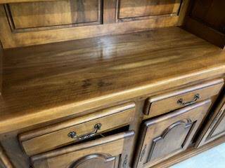 4-door walnut dresser