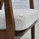 1960s, Danish armchair, refurbished, quality white/grey furniture fabric.