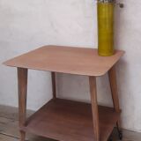 Table served legs compass with wheels 1950s