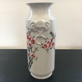 Porcelain cherry blossom vase