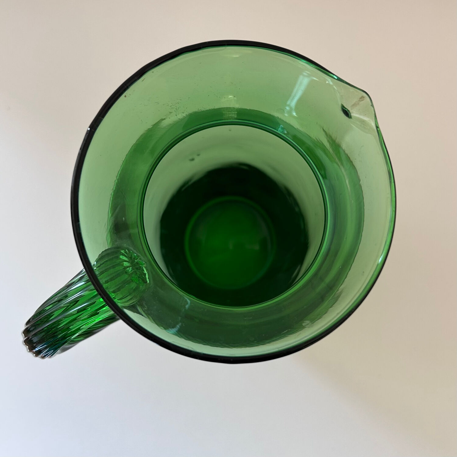 Large jug with twisted handle