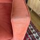 Wind armchair in caramel/brown velvet