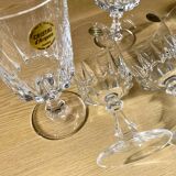 Vintage crystal stemware