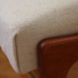 Scandinavian footrest, teak, 1960