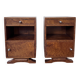 Pair of bedside tables / Art Deco accent furniture from the 1930s.