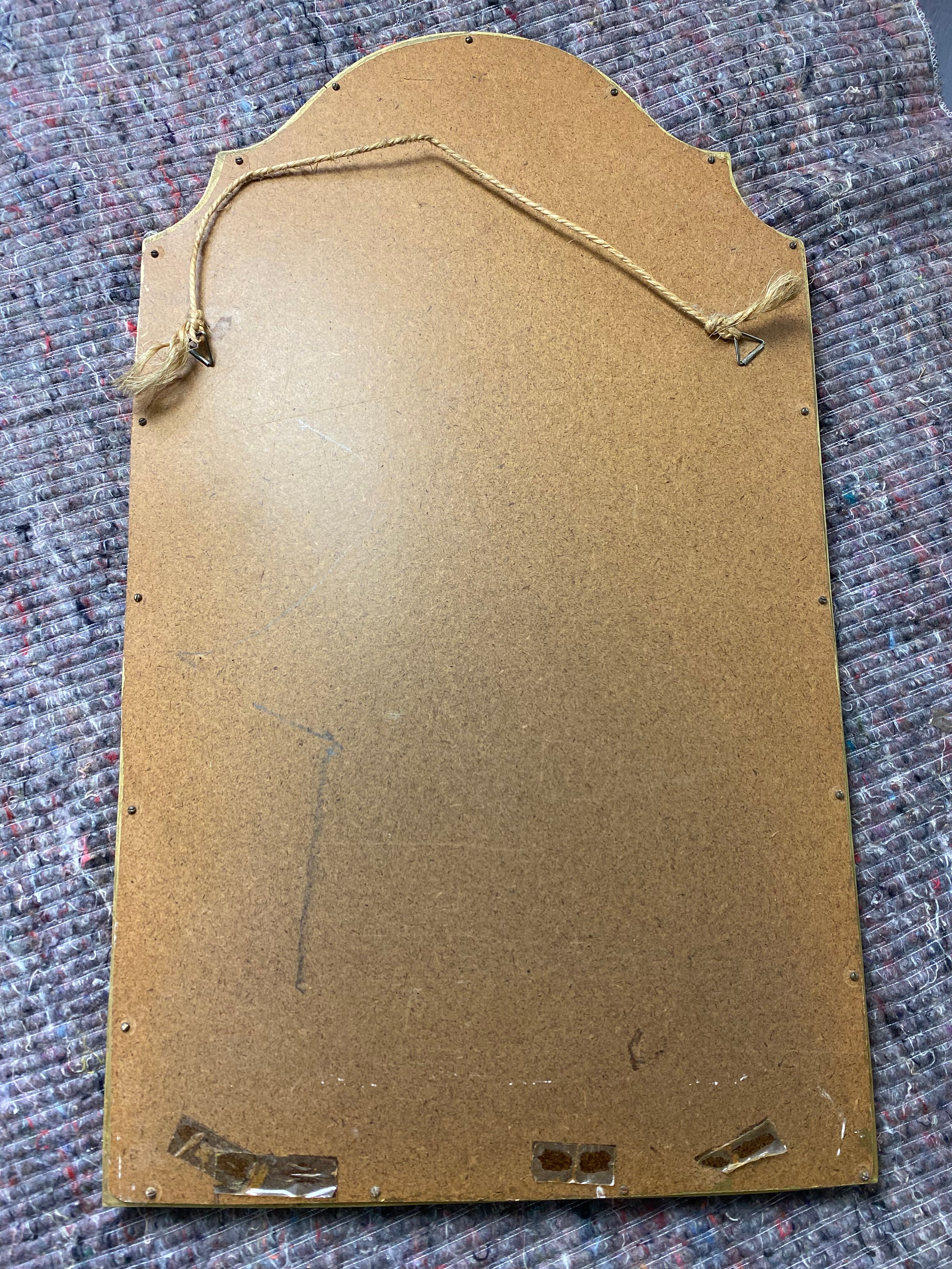 Vintage golden mirror